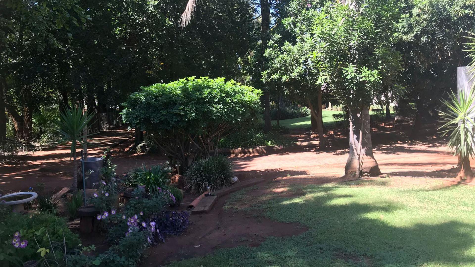 Backyard of property in Rustenburg