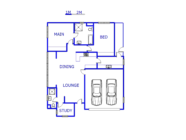 Floor plan of the property in Xanandu Eco Park