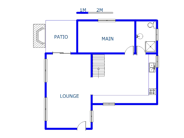 Floor plan of the property in Hibberdene