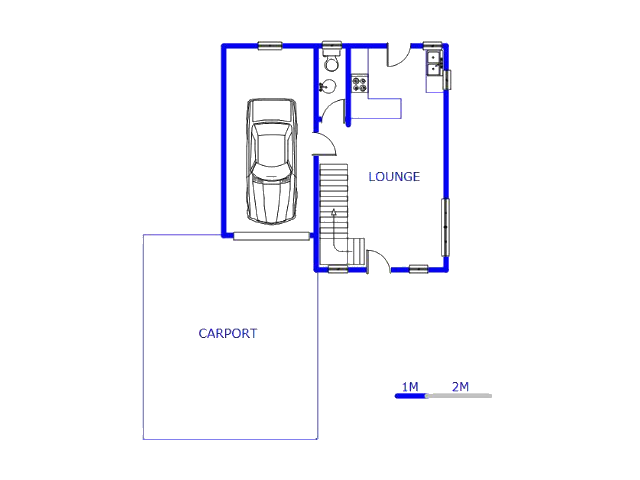 Floor plan of the property in Andeon