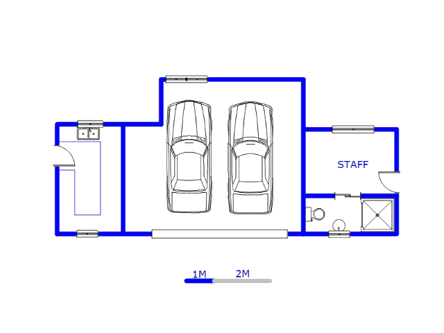 Floor plan of the property in Hurlingham