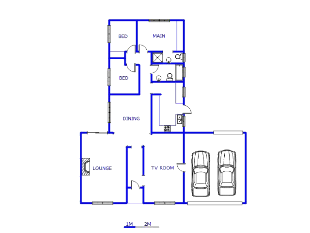 Floor plan of the property in Northpine
