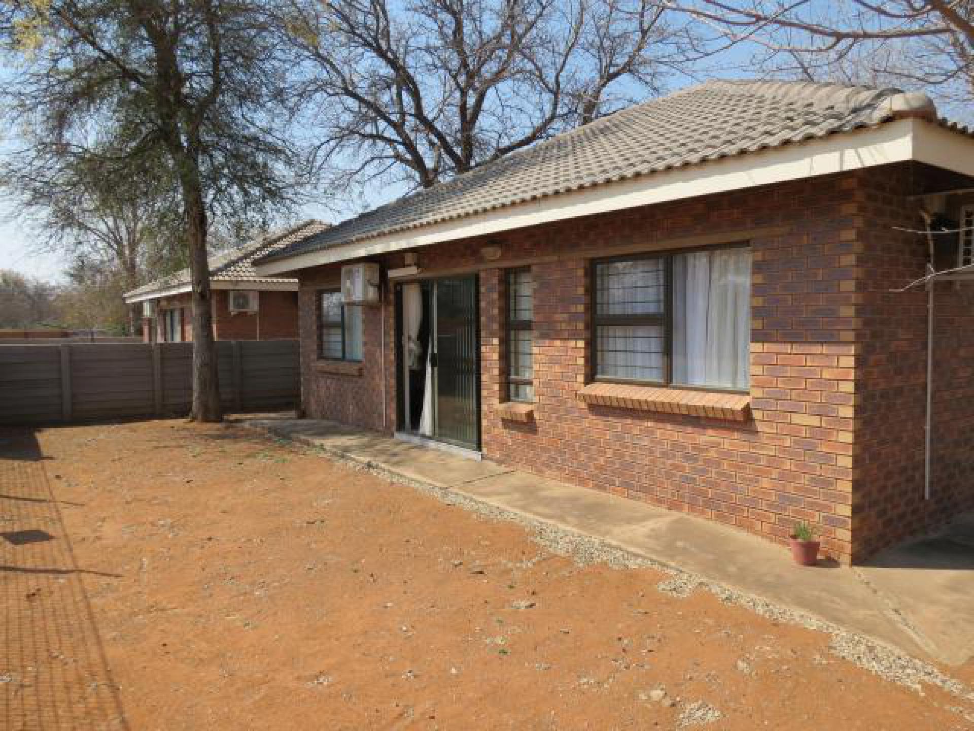 Backyard of property in Lephalale (Ellisras)