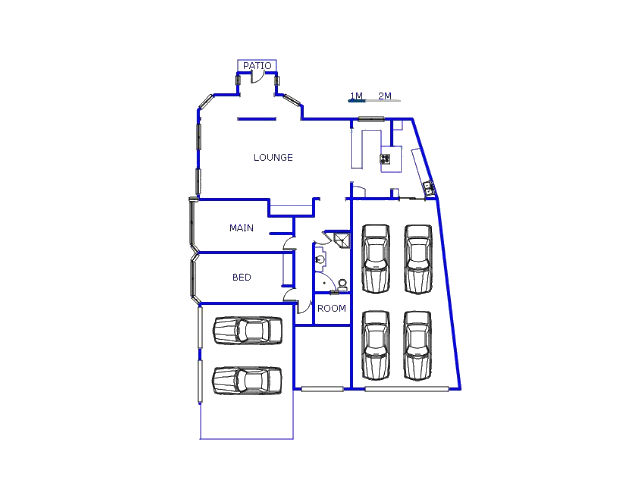 Floor plan of the property in Mayberry Park
