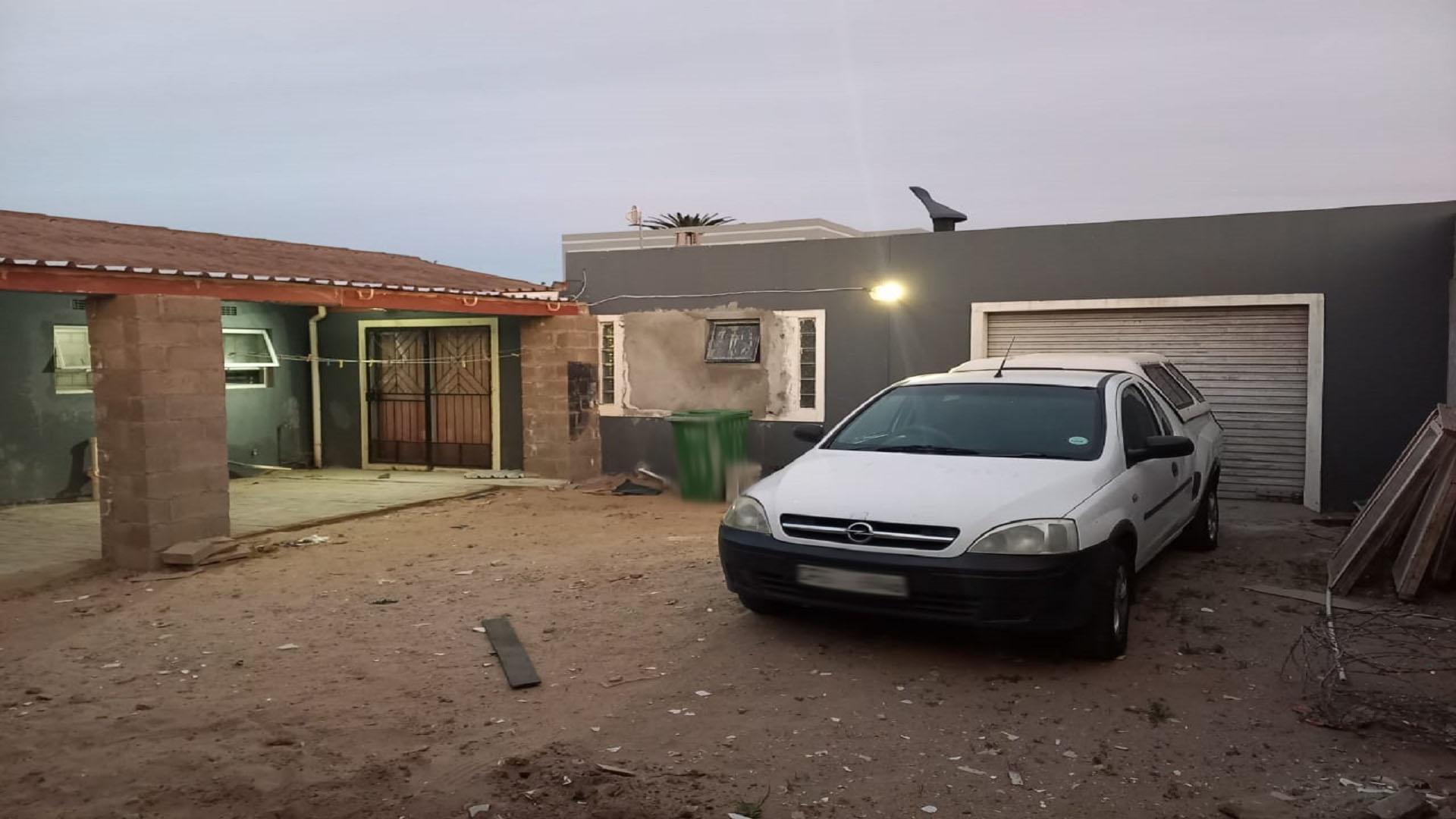 Backyard of property in Vredenburg