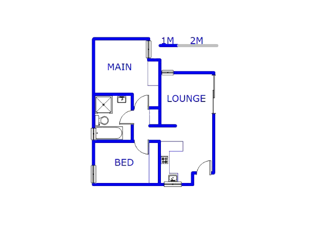 Floor plan of the property in Esther Park