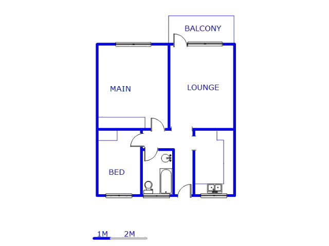 Floor plan of the property in Primrose