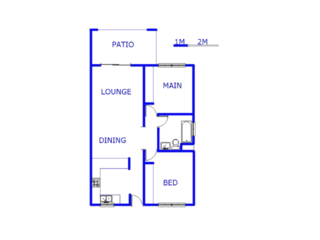 Floor plan of the property in Vorna Valley