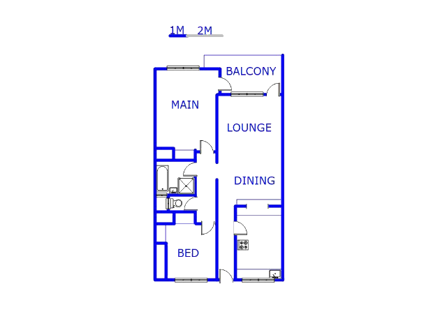 Floor plan of the property in Florida