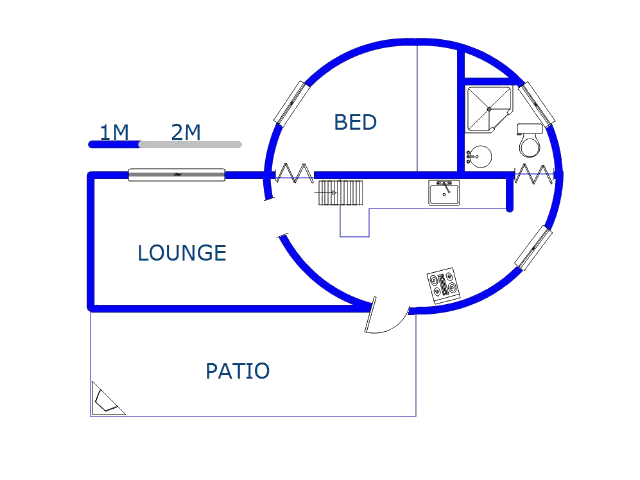 Floor plan of the property in Hibberdene