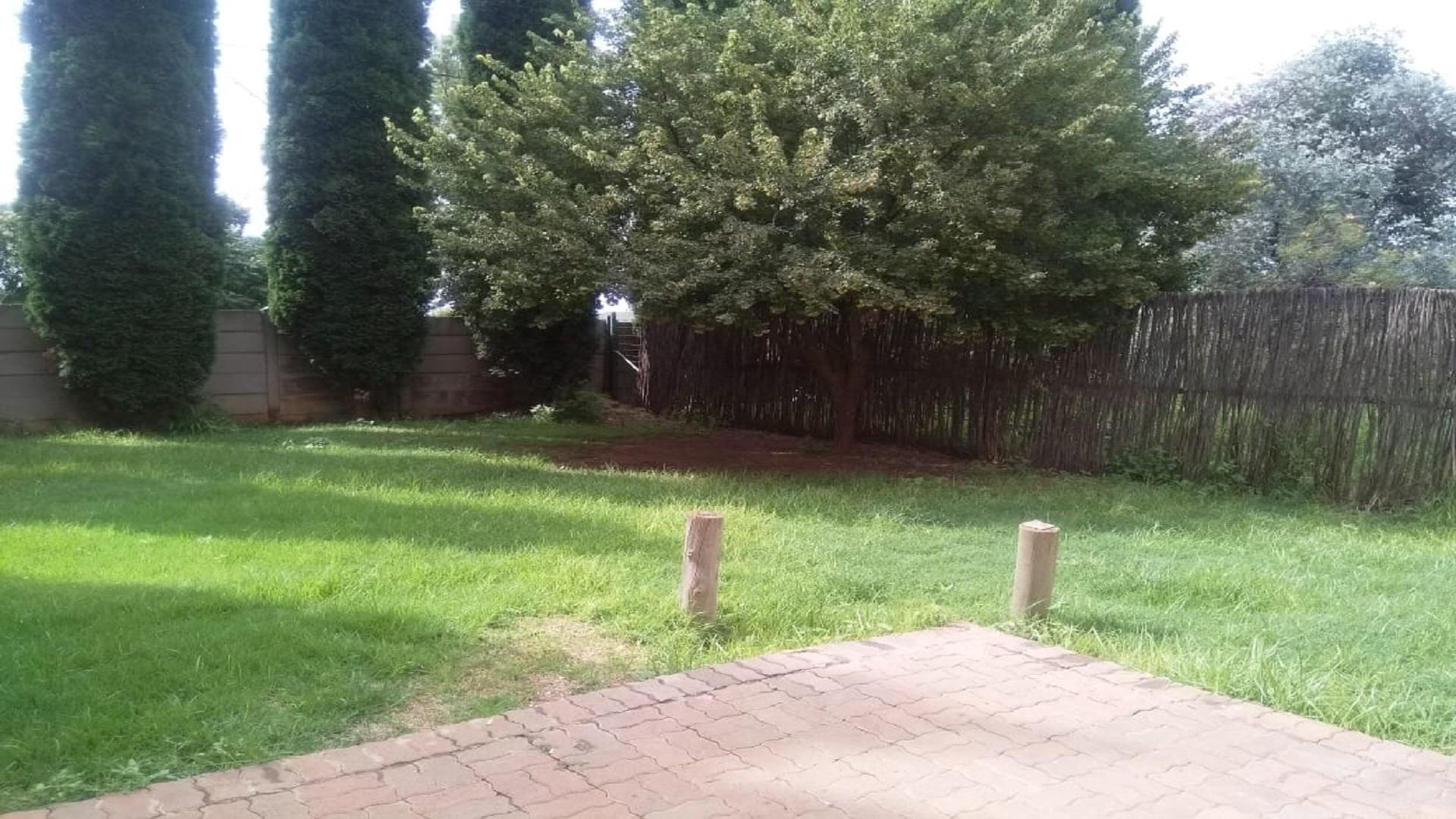 Backyard of property in Benoni