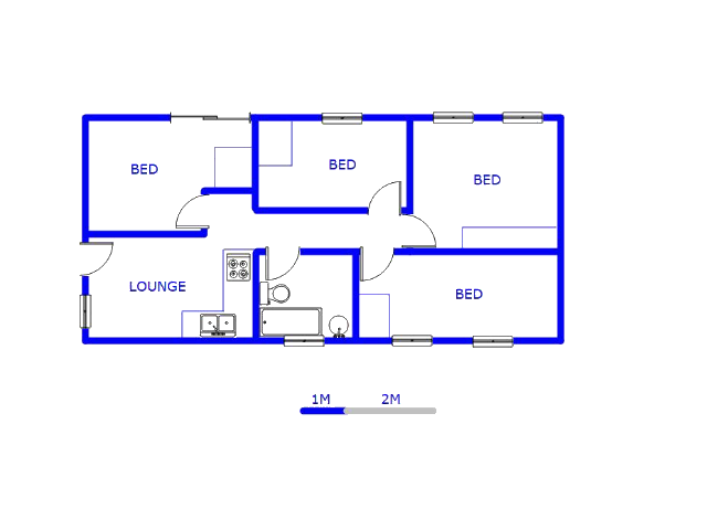 Floor plan of the property in The Orchards