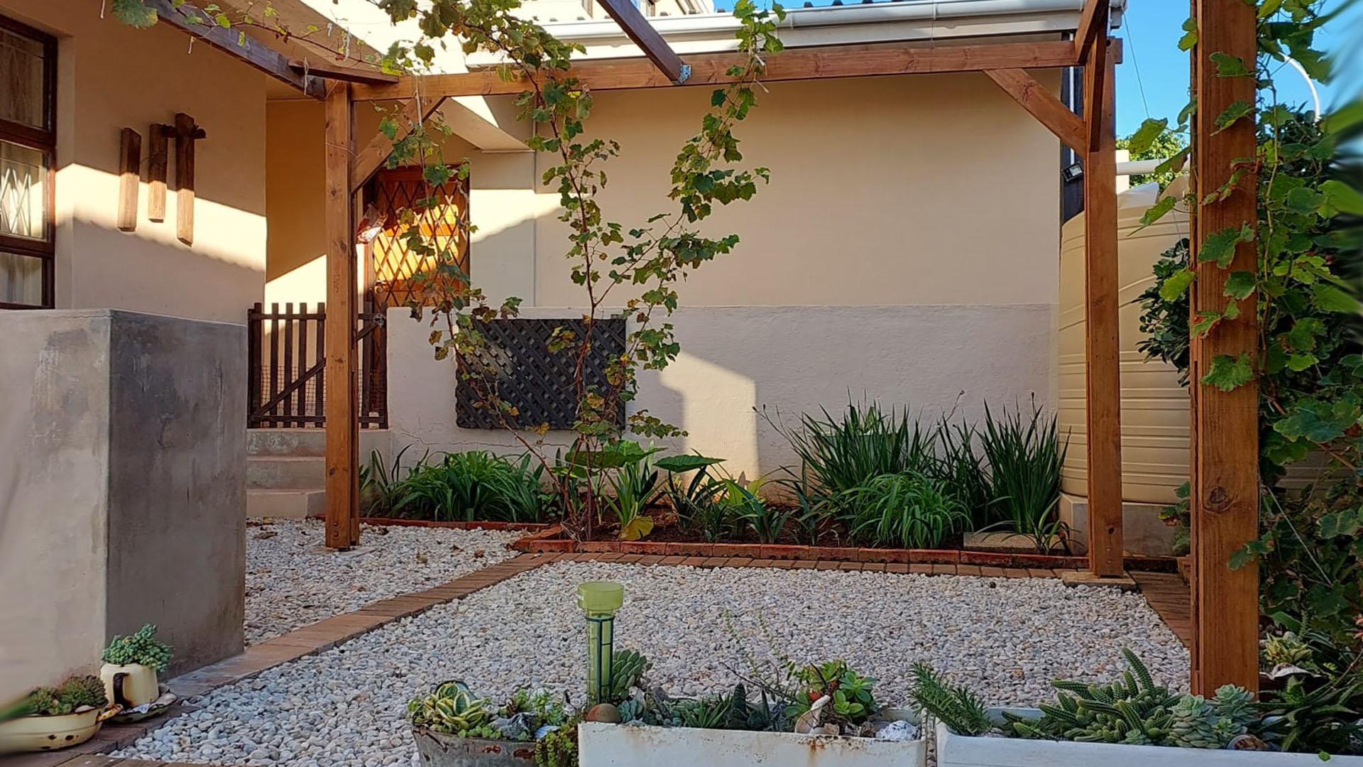 Backyard of property in Jeffrey's Bay