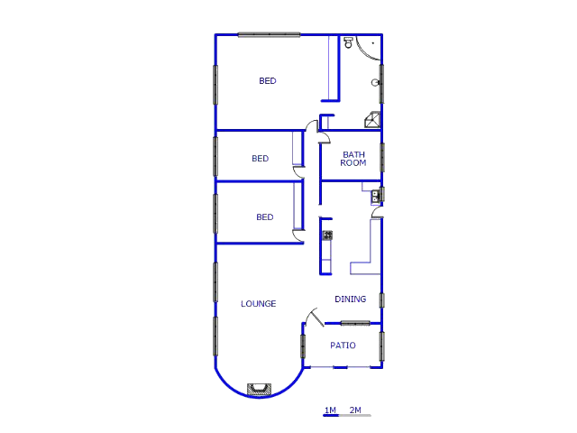 Ground Floor - 253m2 of property for sale in Middelburg - MP