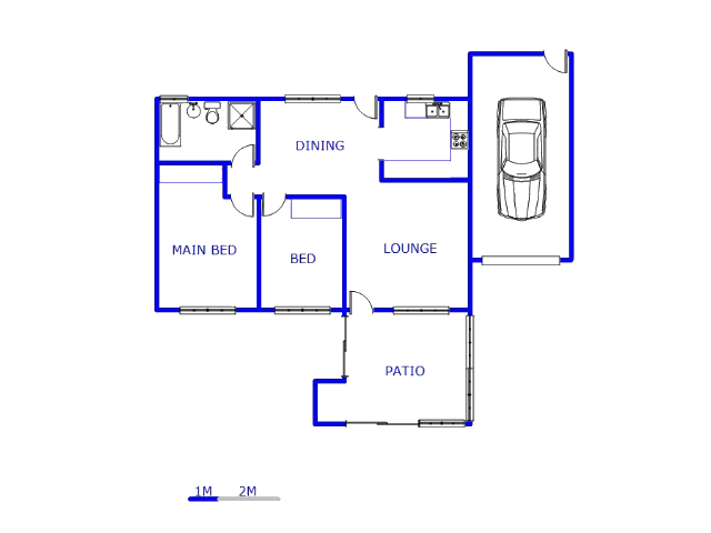 Floor plan of the property in Amberfield