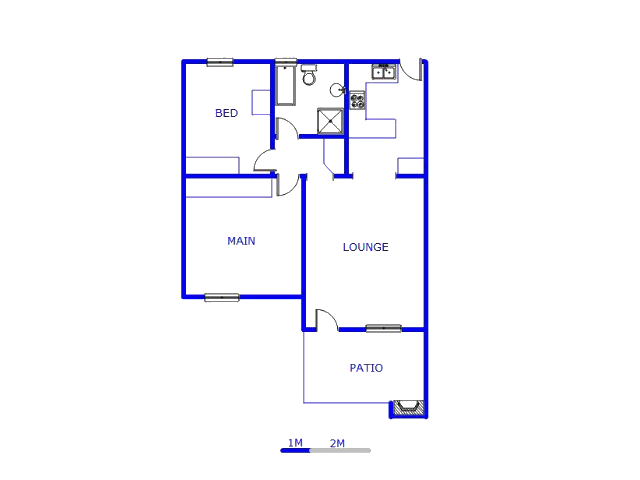 Floor plan of the property in Erand Gardens