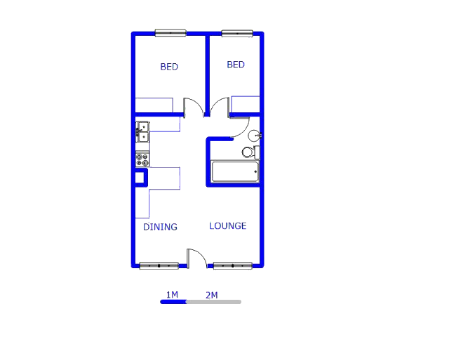 Ground Floor - 49m2 of property for sale in Stellenbosch