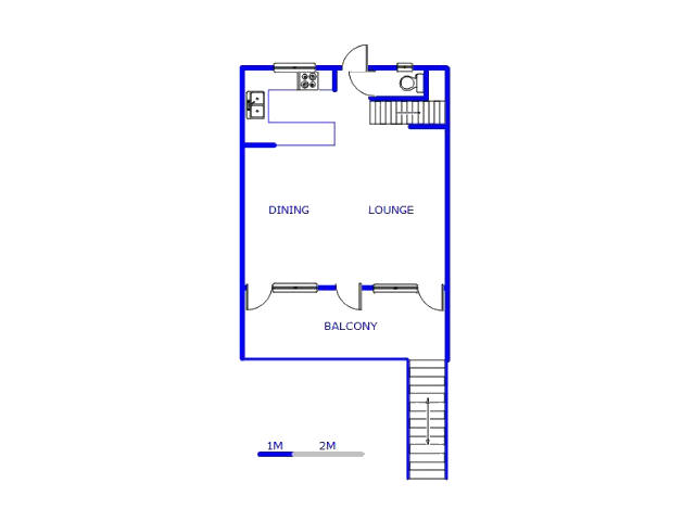 Floor plan of the property in Westridge