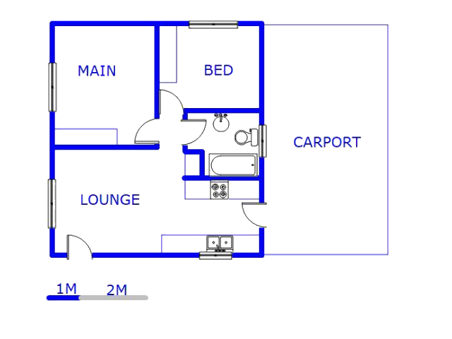 Floor plan of the property in Terenure