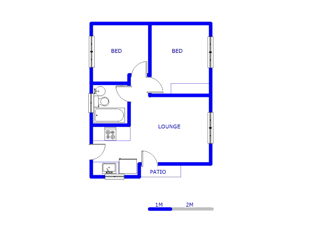Ground Floor - 43m2 of property for sale in Olievenhoutbos