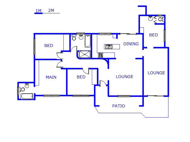 Floor plan of the property in Birch Acres