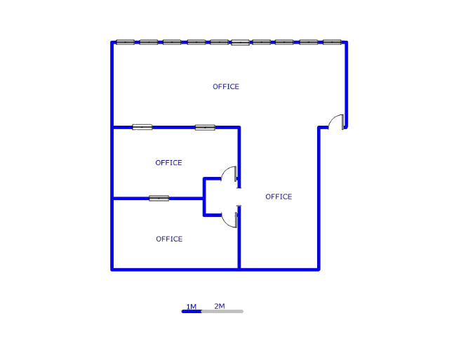 Floor plan of the property in Paarl