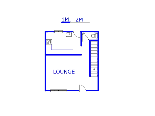 Floor plan of the property in Newlands East