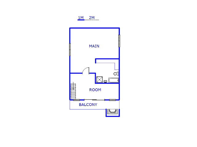 1st Floor - 86m2 of property for sale in Lenasia South