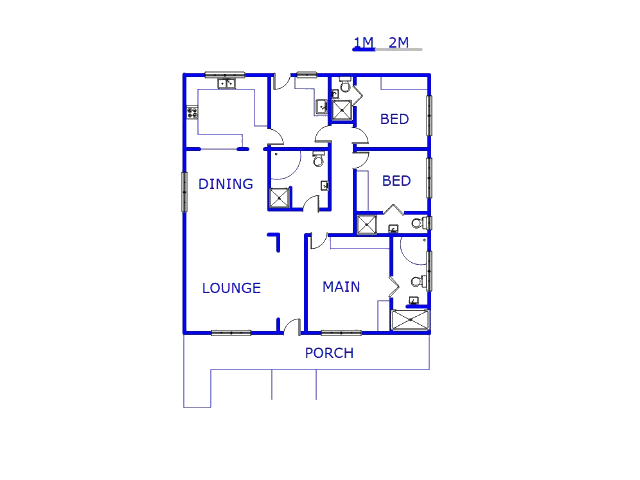 Floor plan of the property in Primrose Hill