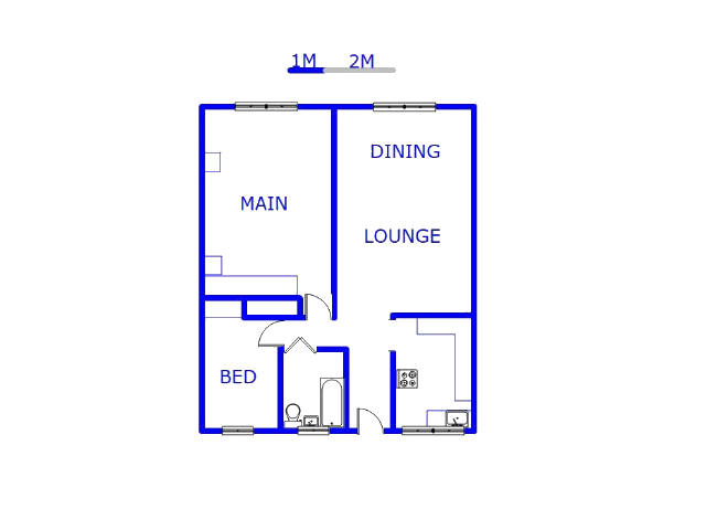 Floor plan of the property in Florida