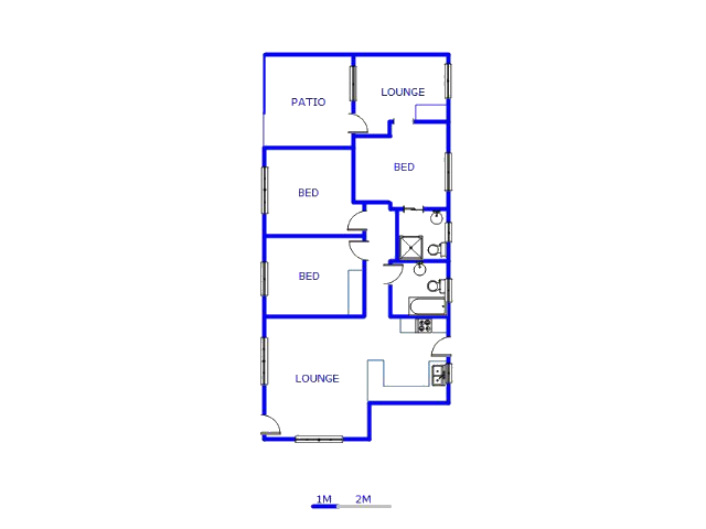Floor plan of the property in Devland