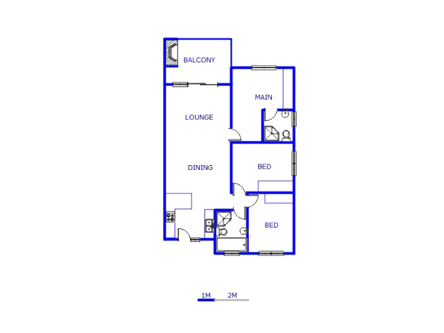Floor plan of the property in Eveleigh