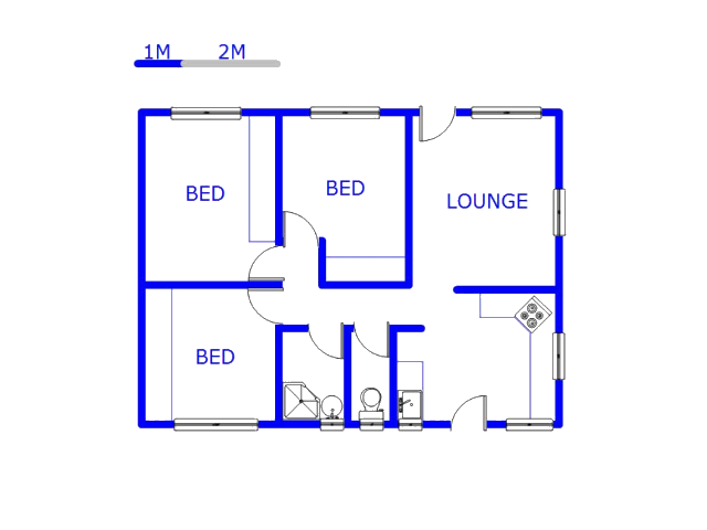 Ground Floor - 66m2 of property for sale in Lotus Park
