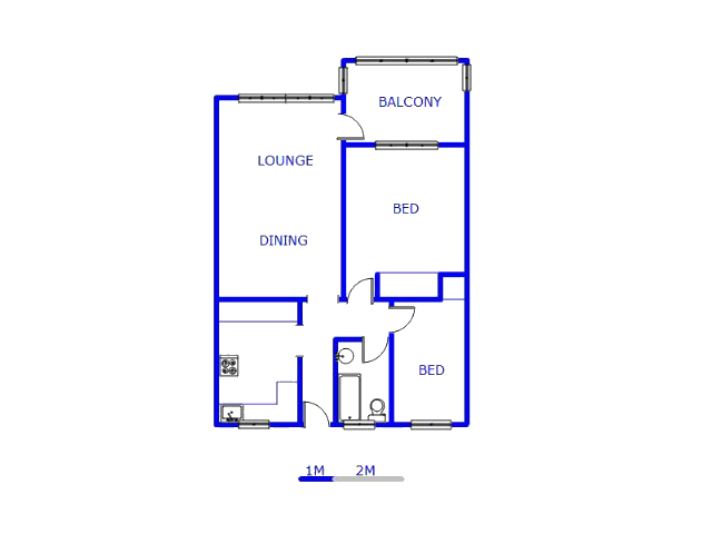 1st Floor - 85m2 of property for sale in Vanderbijlpark