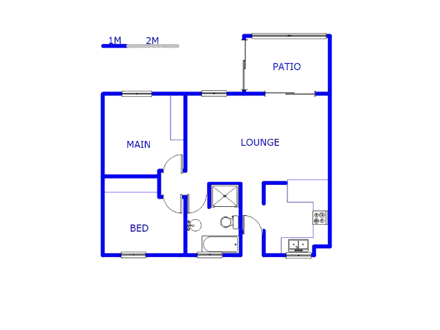 Floor plan of the property in Castleview