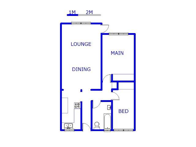 Floor plan of the property in Lyndhurst