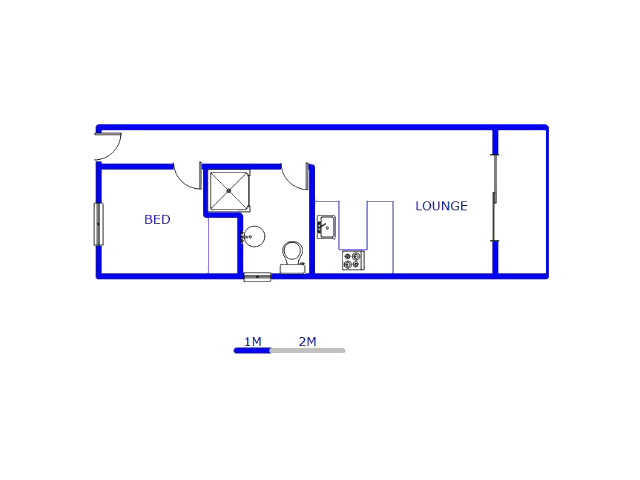 Floor plan of the property in O Kennedyville