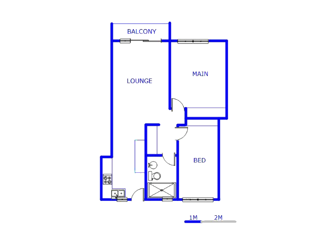 Floor plan of the property in Montana