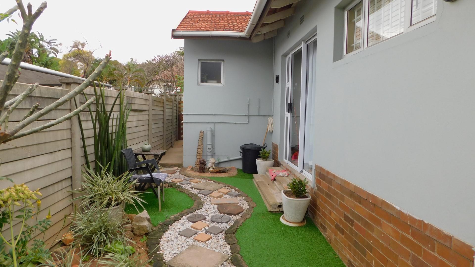 Backyard of property in Durban North 