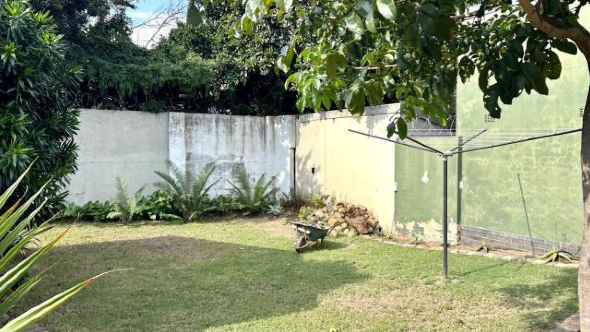 Backyard of property in Durban North 