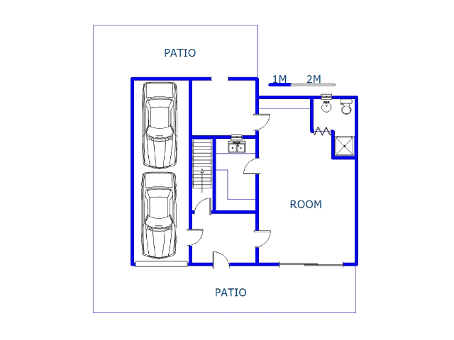 Floor plan of the property in Bazley Beach