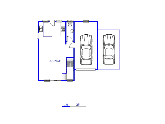 Floor plan of the property in Albertsdal