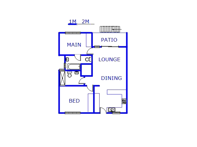 Floor plan of the property in Erand Gardens