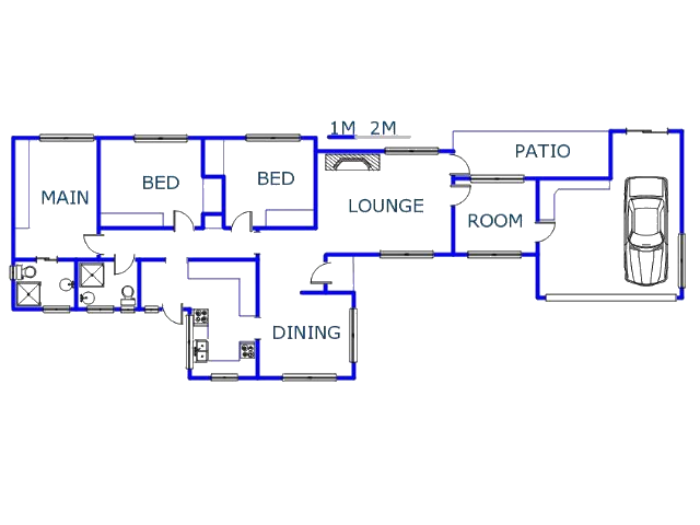Floor plan of the property in Atholl Heights