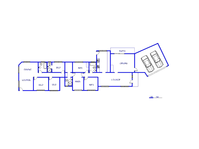 Floor plan of the property in Clubview