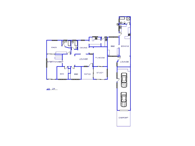 Floor plan of the property in Parkrand