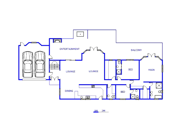 Floor plan of the property in Hibberdene