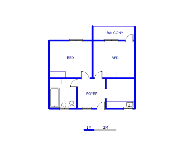 Floor plan of the property in Olivanna