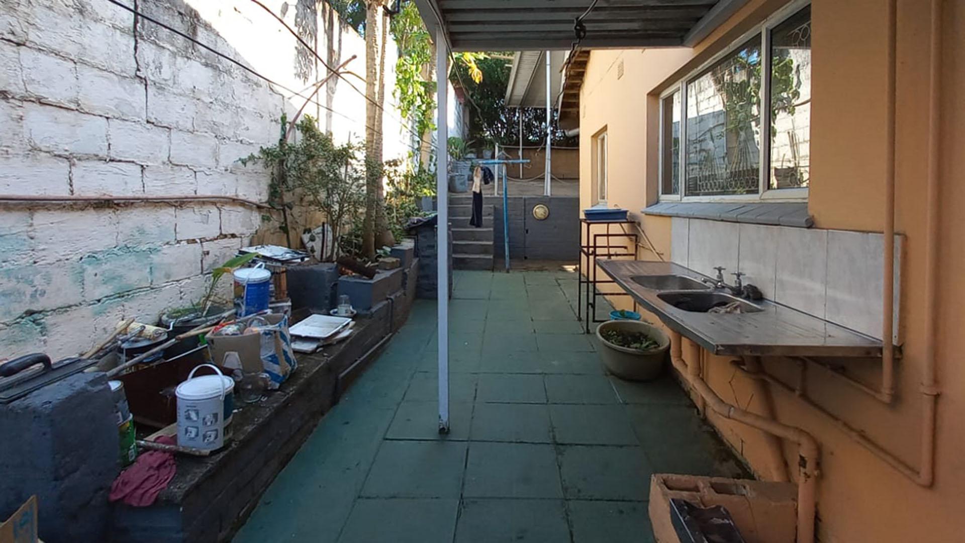 Backyard of property in Lotusville