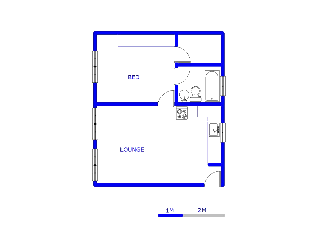 Floor plan of the property in Lindhaven